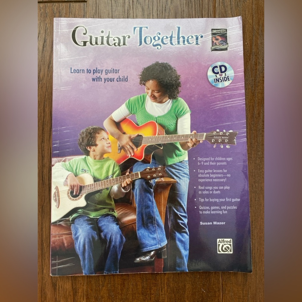 Alfred Guitar Together Book with CD - Green and Purple Cover